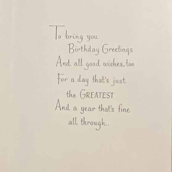 Lot 4 Vtg MCM Birthday Card USA 1970s Embossed Ornithologist Bird Winged Classic - Picture 8 of 16